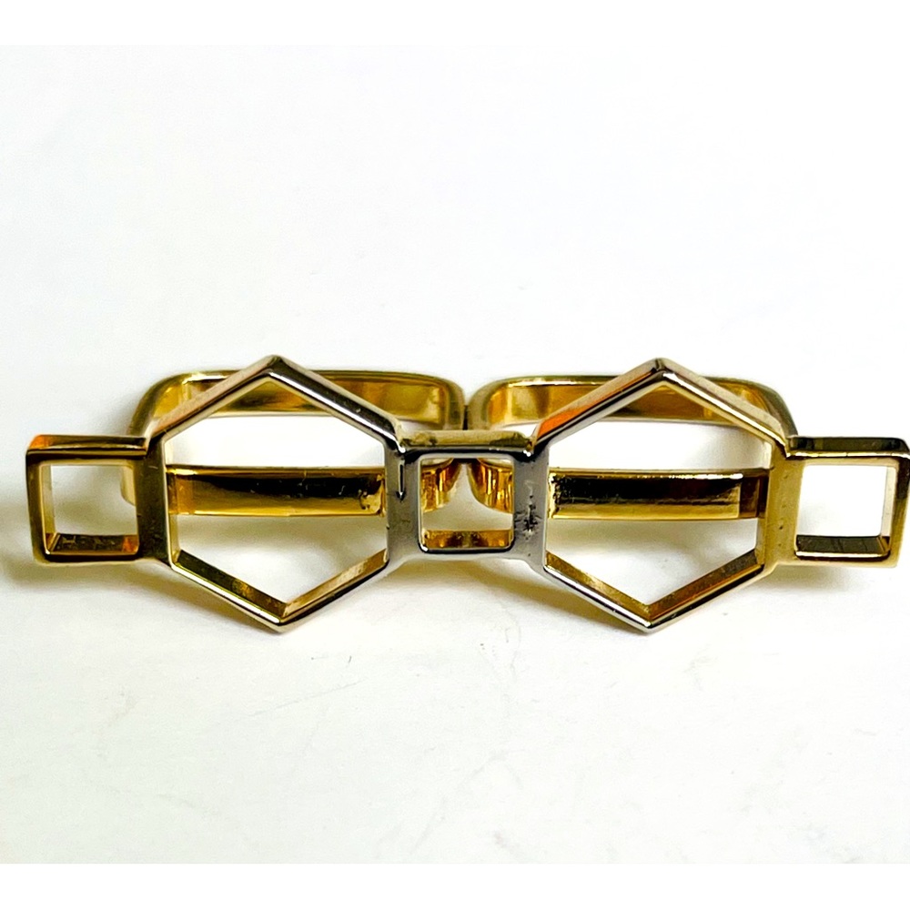 NISSA Double Finger Geo Ring